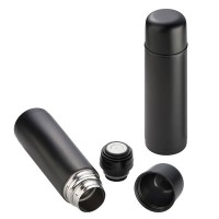 Bouteille thermos personnalisé noire 0,5 L