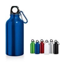 Gourde publicitaire aluminium mousqueton