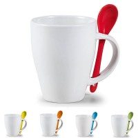 Tasse publicitaire avec cuillère pas cher