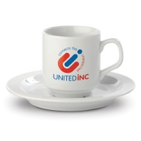 Tasse sous-tasse puersonnalisé pour expresso