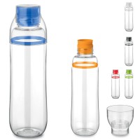 Gourde bouteille d"eau personnalisé avec verre tasse 700 ml Tritan publicitaire