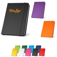 Carnet A6 Similicuir personnalisé avec votre logo et ou texte d'entreprise ou association