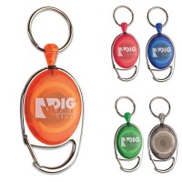 Porte badge enrouleur personnalisé pour infirmière, bureau, congrès, salon, aéroportuaire