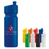 Bidon sport 750 ml publicitaire personnalisable, coloris : noir, blanc, bleu, vert, jaune, orange, rouge