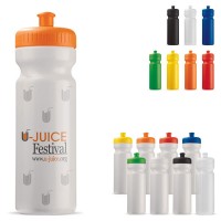 Bidon sport 750 ml pour club sportif football cycliste publicitaire personnalisable, coloris noir, blanc, bleu, vert, jaune, orange, rouge