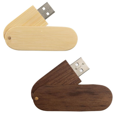 Clé usb en bois personnalisé publicitaire