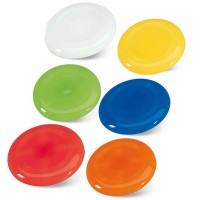 Frisbee publicitaire personnalisable, coloris : blanc, bleu, vert, jaune, orange, rouge