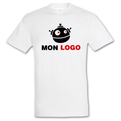 Tee-shirt blanc enfant personnalisé Regent Sol's 150 Grs. T-shirt publicitaire