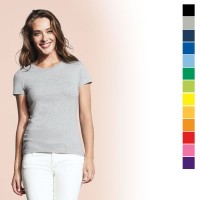 Tee-shirt femme publicitaire Impérial Sol's 190 Grs. T-shirt personnalisé, coloris : noir, gris, bleu marine, bleu royal, bleu clair, jaune, orange, orange clair, rouge, rose, violet