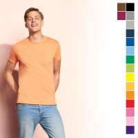 Tee-shirt personnalisé homme Regent Sol's 150 grs. T-shirt publicitaire pas cher, coloris noir, bleu, vert, orange, jaune, rouge, rose, bordeaux, gris