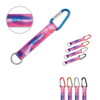 Petite sangle avec mousqueton personnalisable en quadri goodies publicitaire