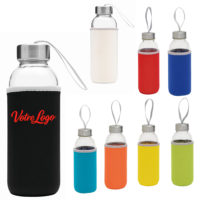 Bouteille verre personnalisée avec votre logo et ou texte. Bouteille publicitaire entreprise.