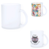 Mug en verre personnalisé logo sublimation quadrichromie