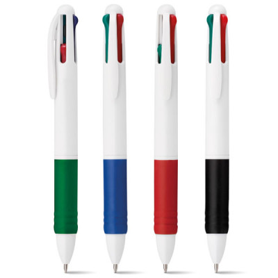 Stylo 4 couleurs publicitaire pour entreprise personnalisé logo