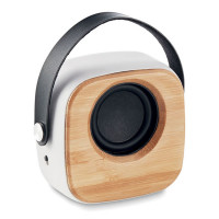 enceinte bambou bluetooth publicitaire