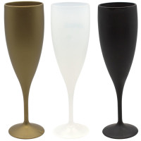 flute champagne personnalisée reutilisable en plastique