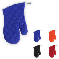 Gant de cuisine personnalisé publicitaire Manique personnalisable noir, bleu, rouge, orange