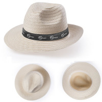 Chapeau panama personnalisable logo pour mariage fête promotionnel