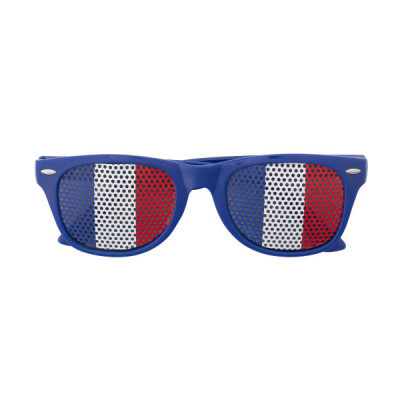 lunettes bleu blanc rouge supporter France personnalisable logo