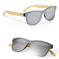 Lunettes de soleil en bois de bambou personnalisable publicitaire