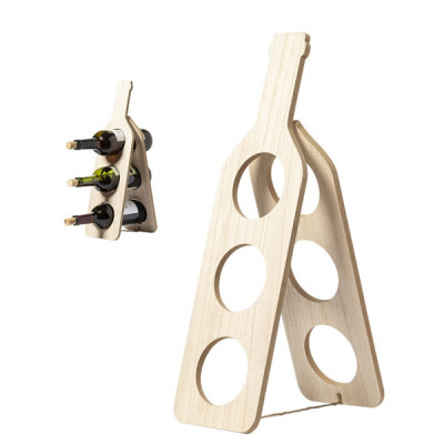 porte bouteille en bois personnalisé avec votre logo