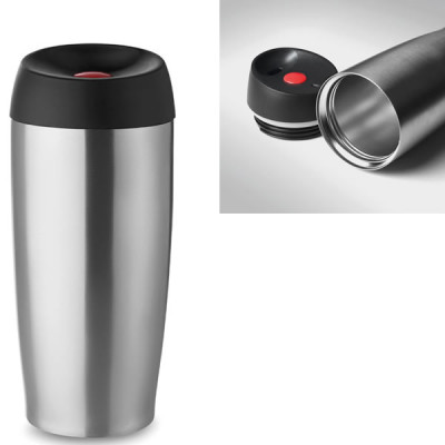 Mug métal isotherme anti fuite personnalisable