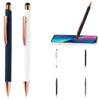 Stylo bille métal publicitaire avec stylet écran tactile personnalisable