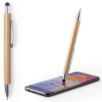 Stylo stylet bois personnalisable publicitaire