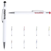 Stylo métal publicitaire avec stylet écran tactile personnalisable