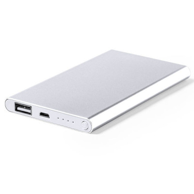 Batterie externe personnalisable aluminium 2 200 mah publicitaire