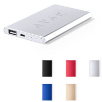 Batterie externe 4 000 mah aluminium personnalisable publicitaire