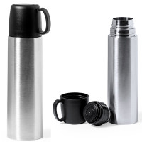 Bouteille thermos avec mug personnalisée publicitaire pas cher