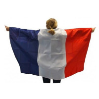 Cape supporter France bleu blanc rouge