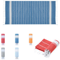 Fouta serviette personnalisée pour la plage pas cher