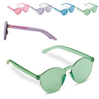 Lunettes de soleil personnalisées avec votre logo, lunettes pastel look année 60 70