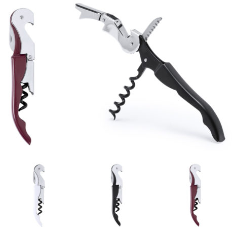 Tire-bouchon en métal professionnel personnalisé avec votre logo et texte