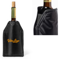Rafraîchisseur bouteille de vin personnalisé par impression de votre logo et ou texte d'entreprise ou association