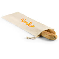 Sac à pain personnalisé avec votre logo et ou texte de boulangerie, restaurant, entreprise ou association