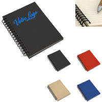 Petit carnet à spirale personnalisé avec votre logo d'entreprise ou association ou particulier