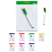 Tableau magnétique frigo avec feutre effaçable personnalisé avec votre logo et ou texte