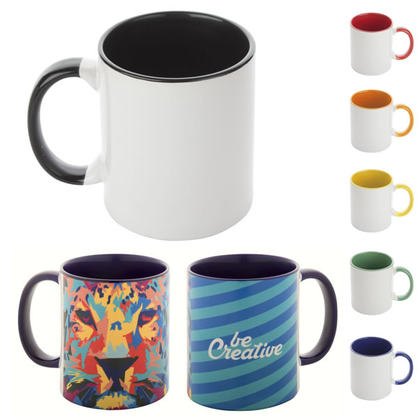 Mug Sublimation Color  Objet publicitaire Gourde Mug Isotherme Goodies  personnalisé