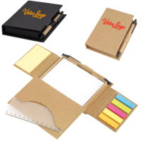 Set bureau notes repositionnable stylo personnalisé avec votre logo et ou texte