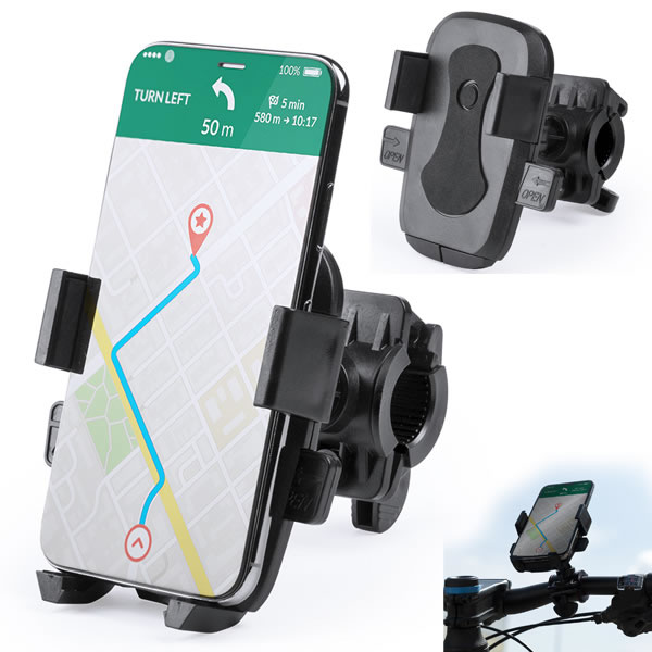 Support Téléphone Vélo/moto En Silicone - Universel 4.0-6.8", Rotatif 360°, Fixation Sans Outils