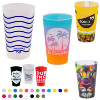 Gobelet personnalisé pas cher Verre réutilisable publicitaire personnalisable logo texte Ecocup 30 cl