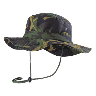 Chapeau camouflage militaire chasse personnalisable publicitaire Chapeau aventurier personnalisé