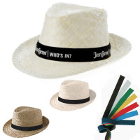 Chapeau mariage personnalisé chapeau paille publicitaire