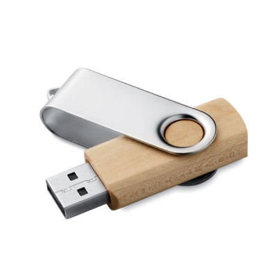 Clé USB en bois personnalisable Objet publicitaire goodies écologie