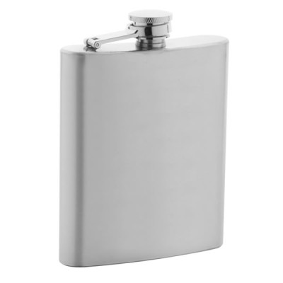 flasque alcool et whisky publicitaire personnalisable en acier