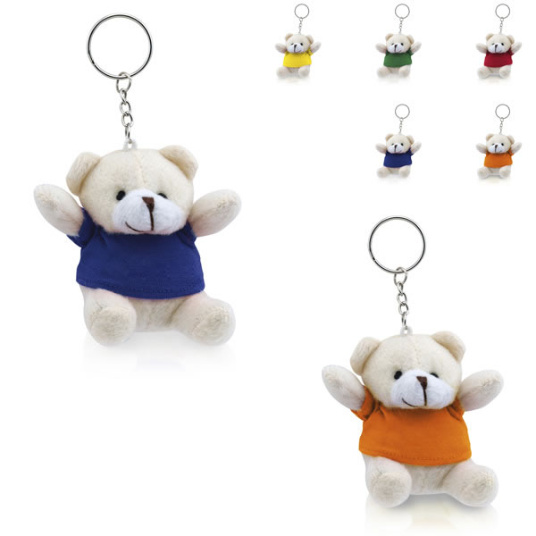 Porte-clé ours en peluche personnalisé - Porte-clés peluche