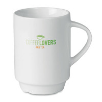Mug empilable porcelaine publicitaire